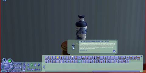 12th Century Song Dynasty Sculpted Vase in the Sims 2