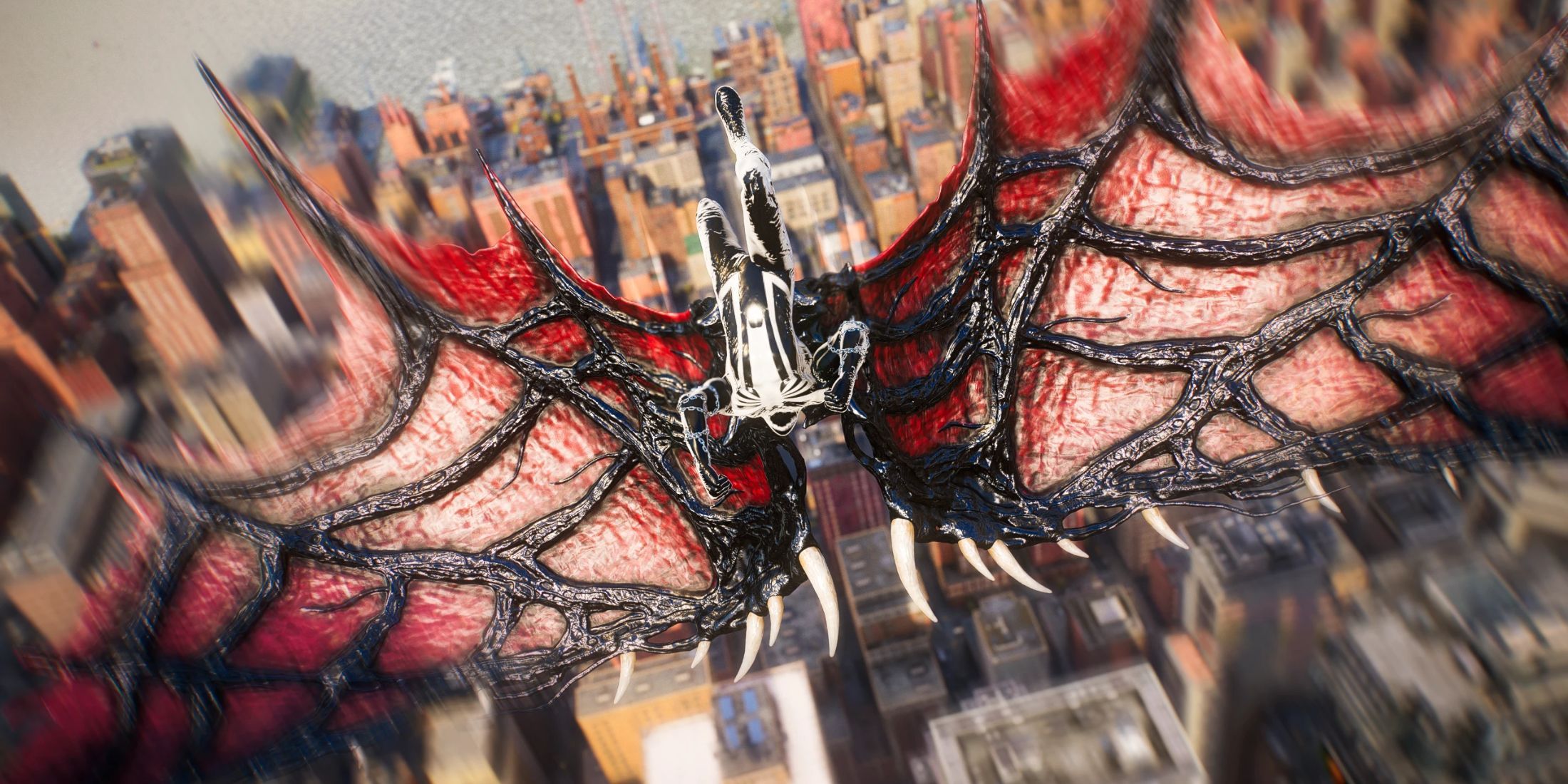 An image from the Venom Wings mod for Marvel's Spider-Man 2 on the PC