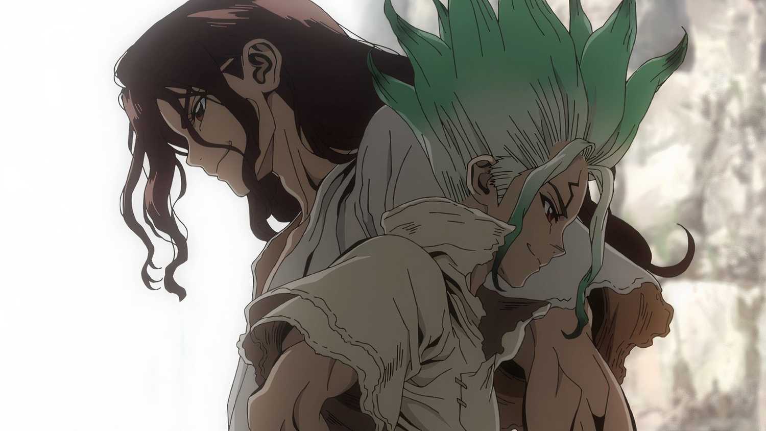 Tsukasa in a moment of contemplation in Dr. Stone