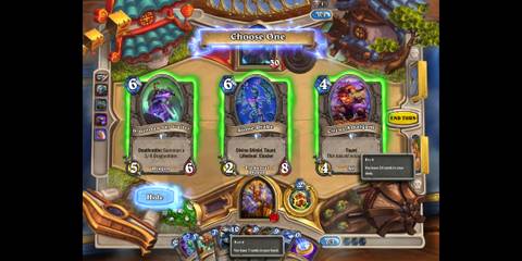 Discovering Cards in Hearthstone