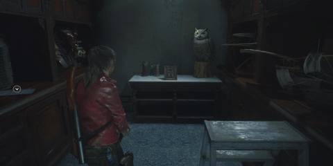 Claire Facing The Table With The Lovers Relief