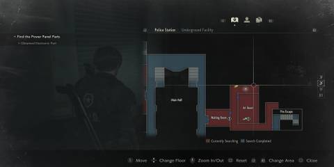 The Crank Handle Door Location In The Police Station On The Map 