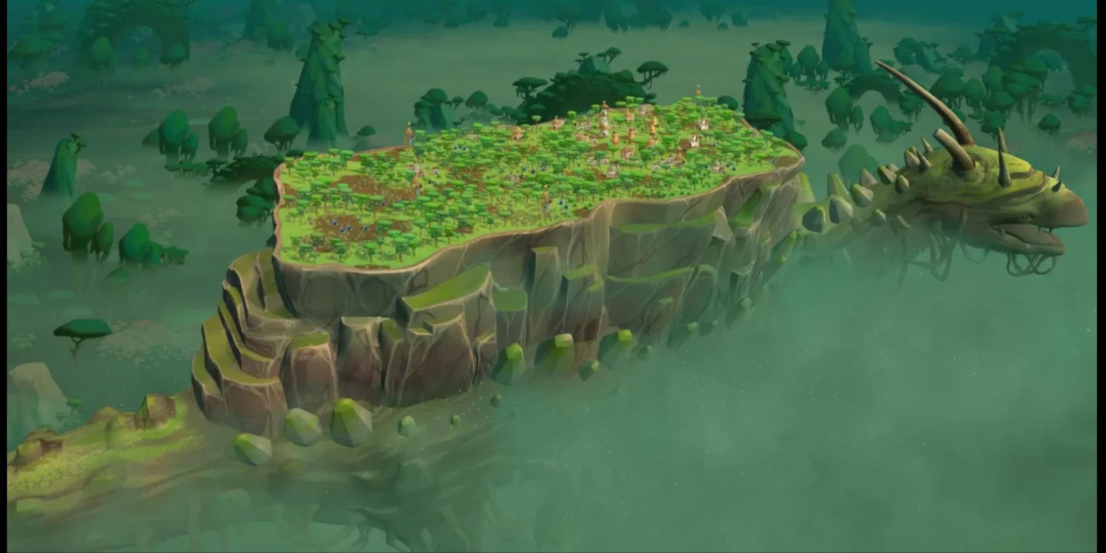 A Zoomed Out View of Ondu in The Wandering Village