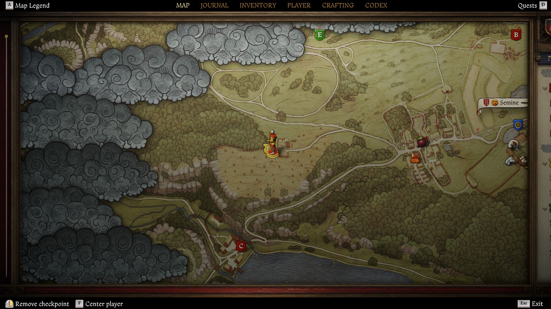 KCD2's body position of Gezja