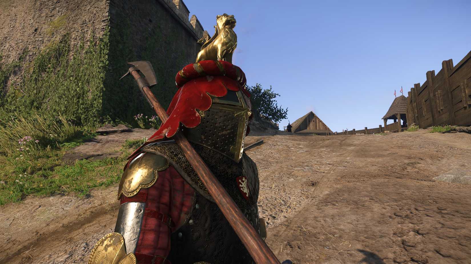 Henry with a bardiche in KCD2