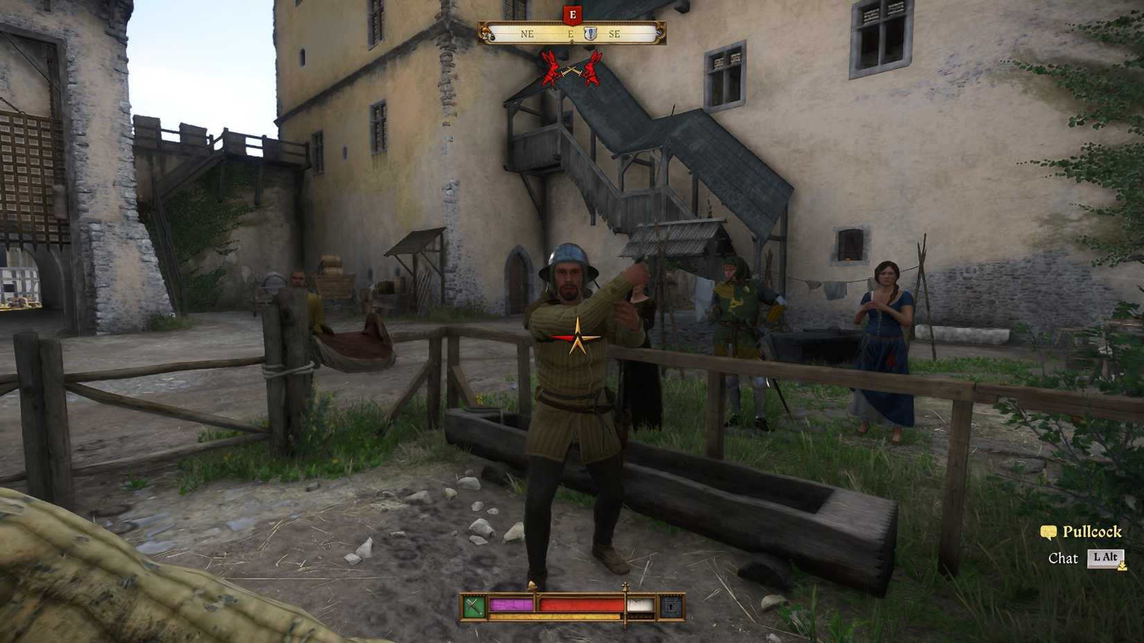 A duel in Suchdol in KCD2