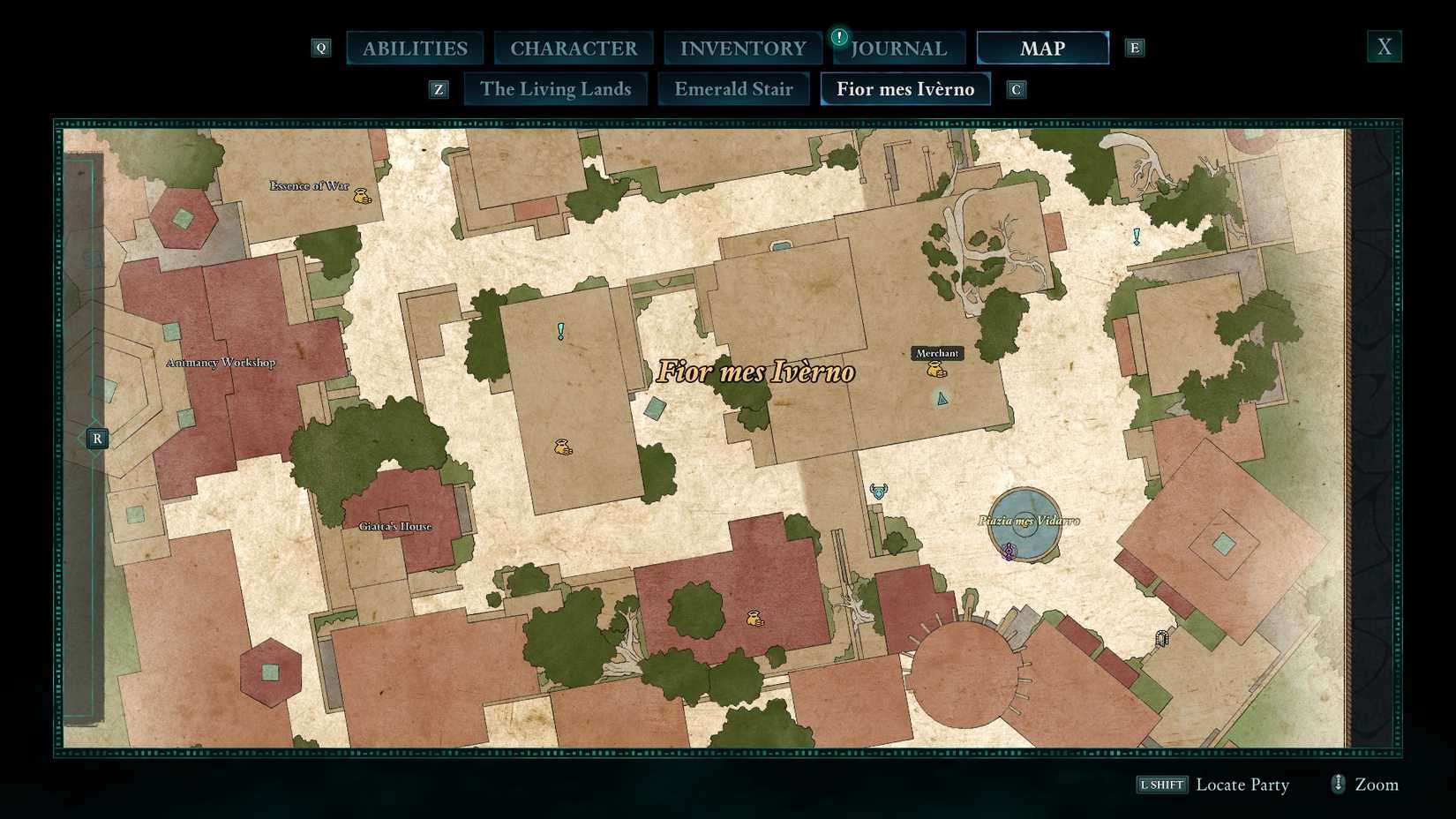 Abritt Porrya's location in Avowed