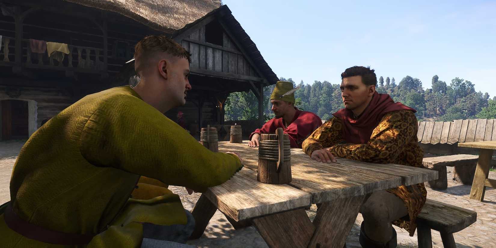Drinking in a tavern in KCD2