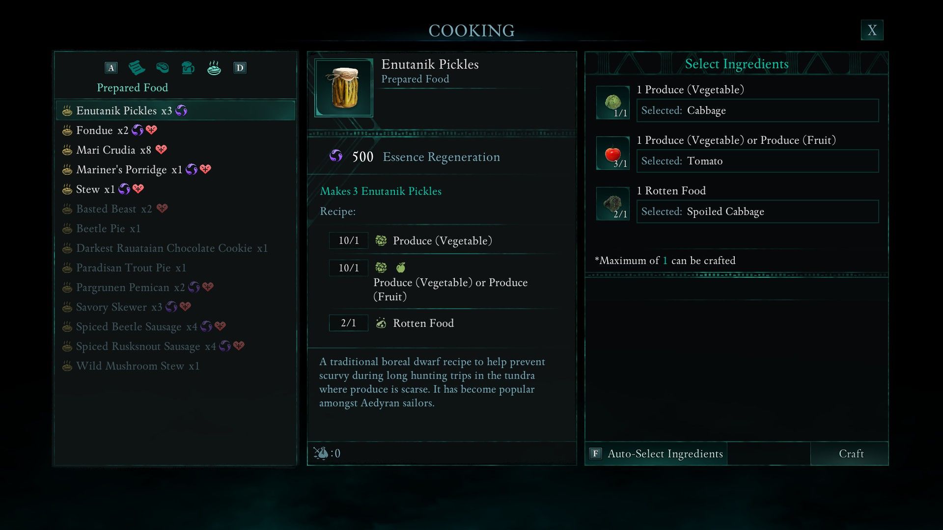 Cooking in a confessed