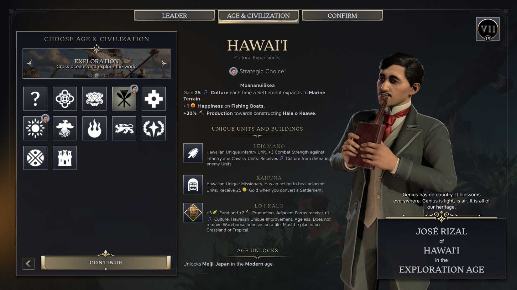 Civ 7_Hawaii Overview