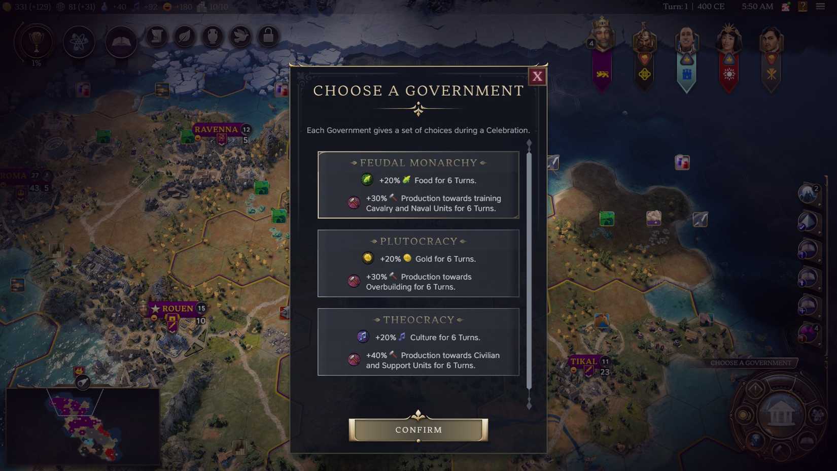 Civ 7_Feudal Monarchy