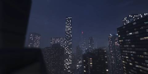 An image from the Raining Night Atmosphere mod for Marvel's Spider-Man 2