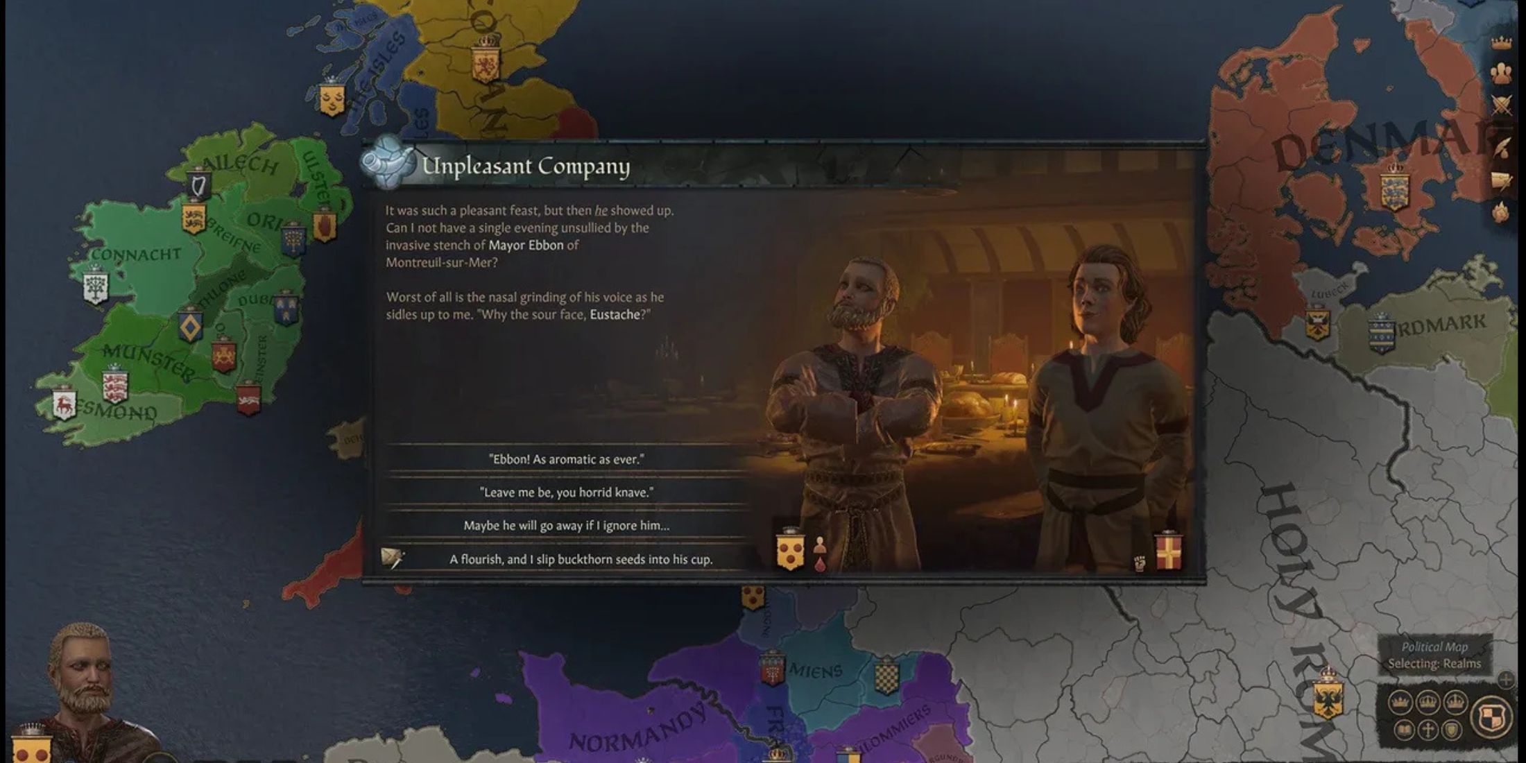 An Event Notification in Crusader Kings 3