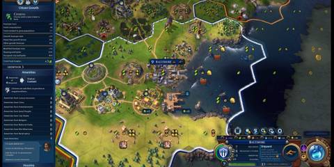 Inspecting The Growth of a City in Sid Meier's Civilization 6