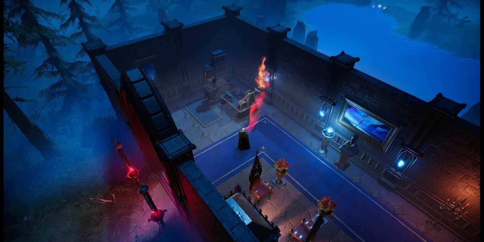 Inside a Player Castle in V Rising