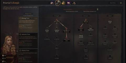 Choosing a Lifestyle Focus in Crusader Kings 3