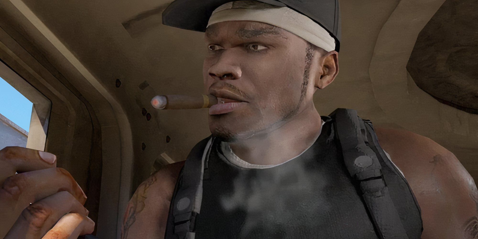 50 Cent in 50 Cent Blood on the Sand