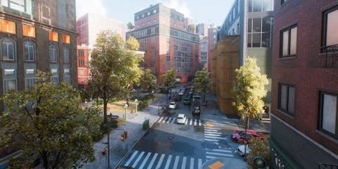 An image from the Beyond NYC Atmosphere mod for Marvel's Spider-Man 2