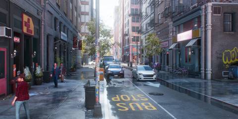 An image from the Beyond NYC Atmosphere mod for Marvel's Spider-Man 2