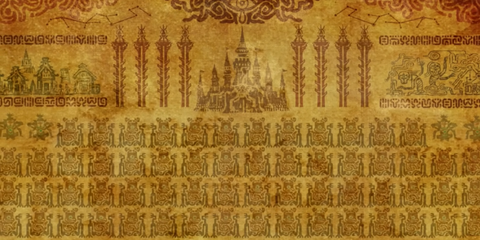 A Key Frame From The Legend Of Zelda Breath Of The Wild Showing  An Illustration Of The First Great Calamity