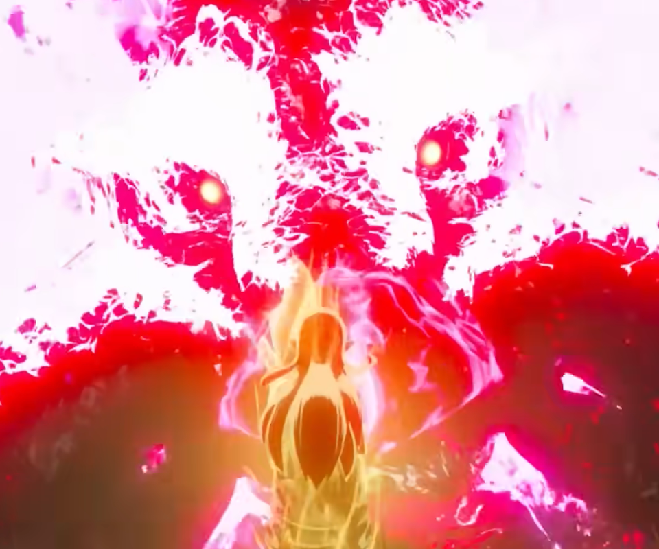 A Key Frame From The Legend Of Zelda Breath Of The Wild Showing Princess Zelda being Approached By Ganon