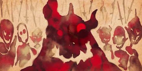 A Key Frame From The Legend Of Zelda Skyward Sword Showing The Forces Of Demise Mounting An Assault On Hyrule