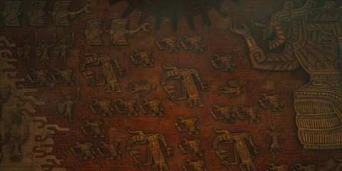 A Key Frame From The Legend Of Zelda Tears Of The Kingdom Showing An Illustration Of Ganon's Forces During The Imprisoning War