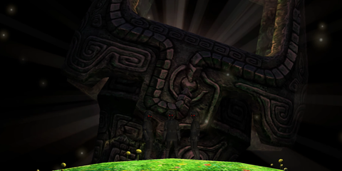 A Key Frame From The Legend Of Zelda Twilight Princess Showing Multiple Shaded Link Characters Stood On A Green Hill