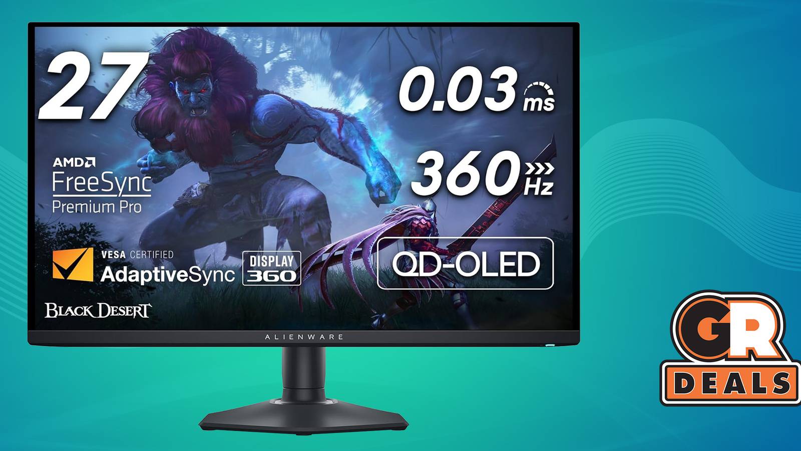 Save $250 on Alienware QHD OLED Monitor at Record-Low Price