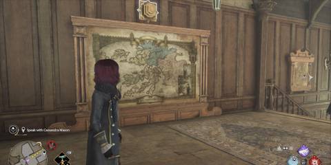 Argyllshire map location in Hogwarts Legacy