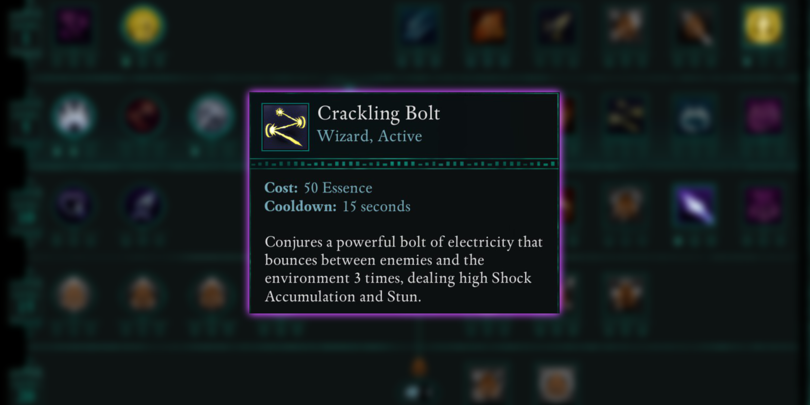 Avowed Best Wizard Skills Spells Tier List Crackling Bolt
