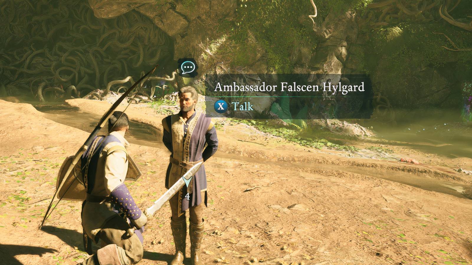 Avowed - speaking to Ambassador Falsen with the Unflinching Duty-1