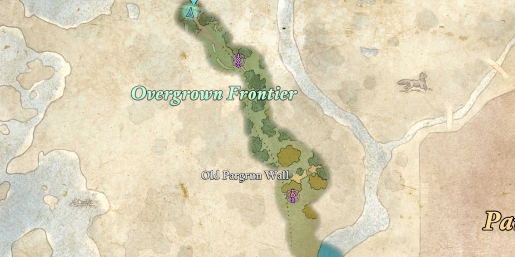 Avowed - Strangleroot on the map