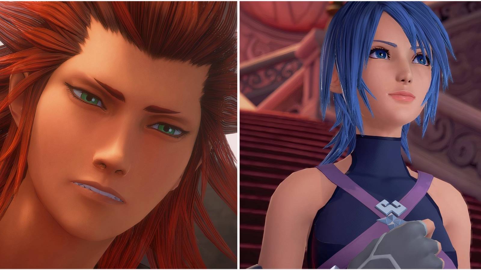 Axel and Aqua in Kingdom Hearts 3