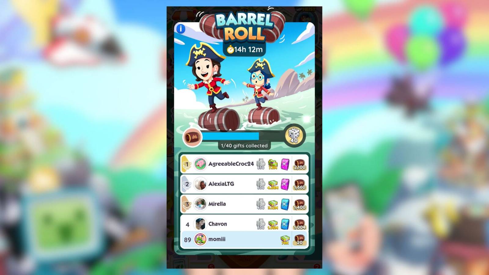 barrel roll monopoly go