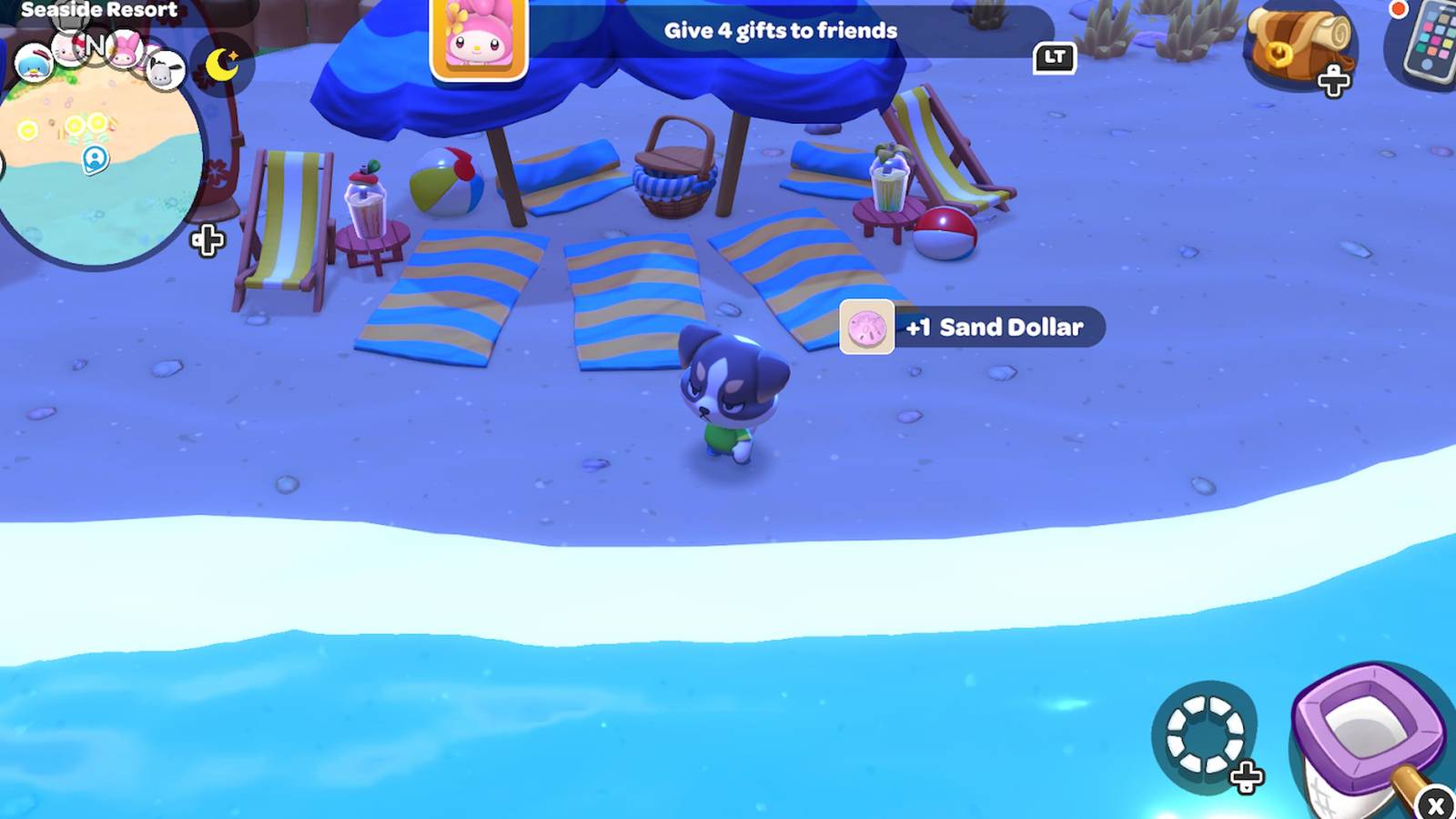 beach hello kitty island adventures