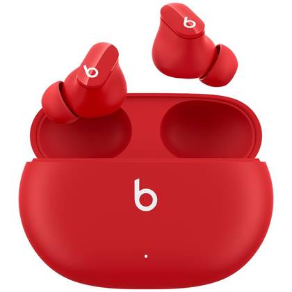 The Beats Studio Buds on a white background.
