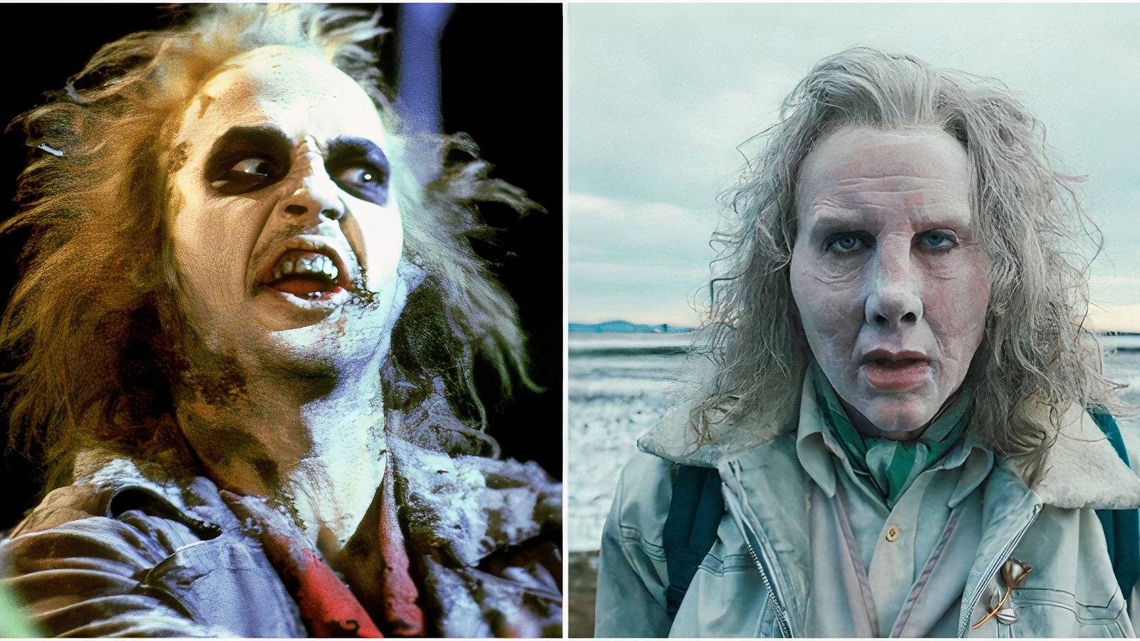 Beetlejuice in Beetlejuice and Longlegs in Longlegs