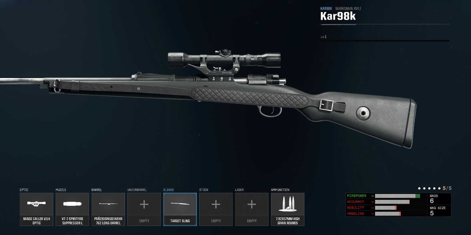 Kar Loadout CoD Warzone: Best Kar98k Loadout