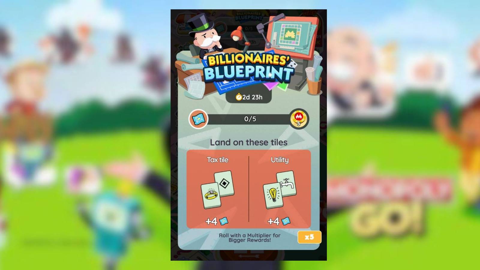 billionaires blueprint monopoly go