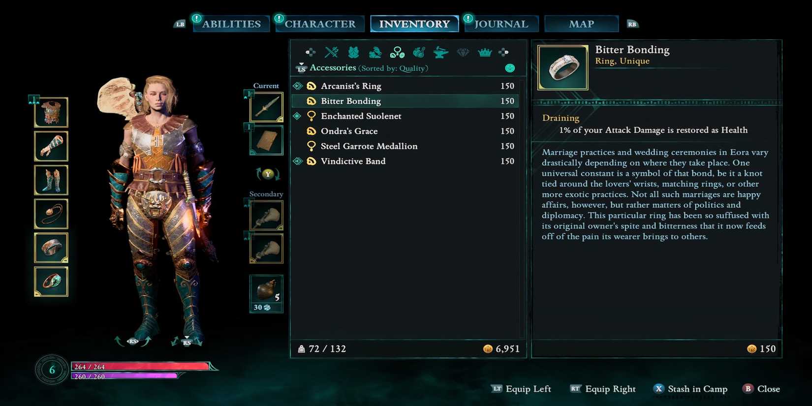 Bitter Bonding in Avowed