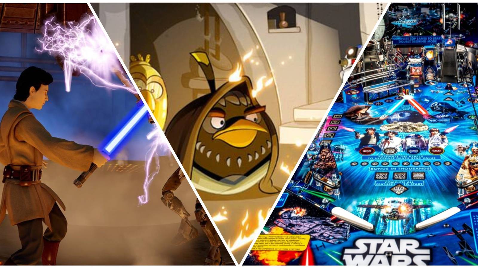 Bizarre Star Wars Games Split Image