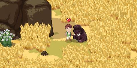 Bonding with a Mammoth in Roots of Pacha