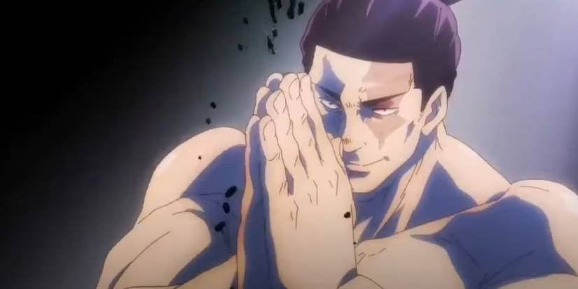 Aoi Todo preparing to use Boogie Woogie again in Jujutsu Kaisen