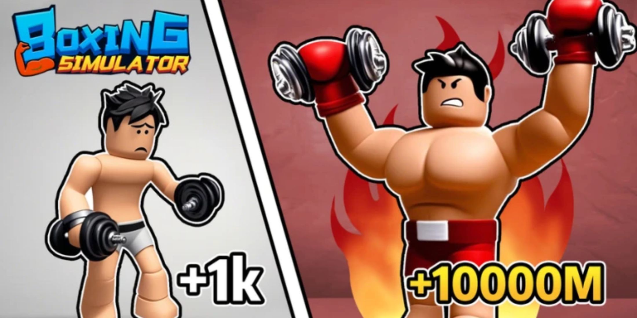 Boxing Fitness Simulator characters