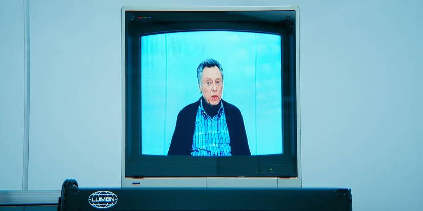 Burt in his retirement video in Severance