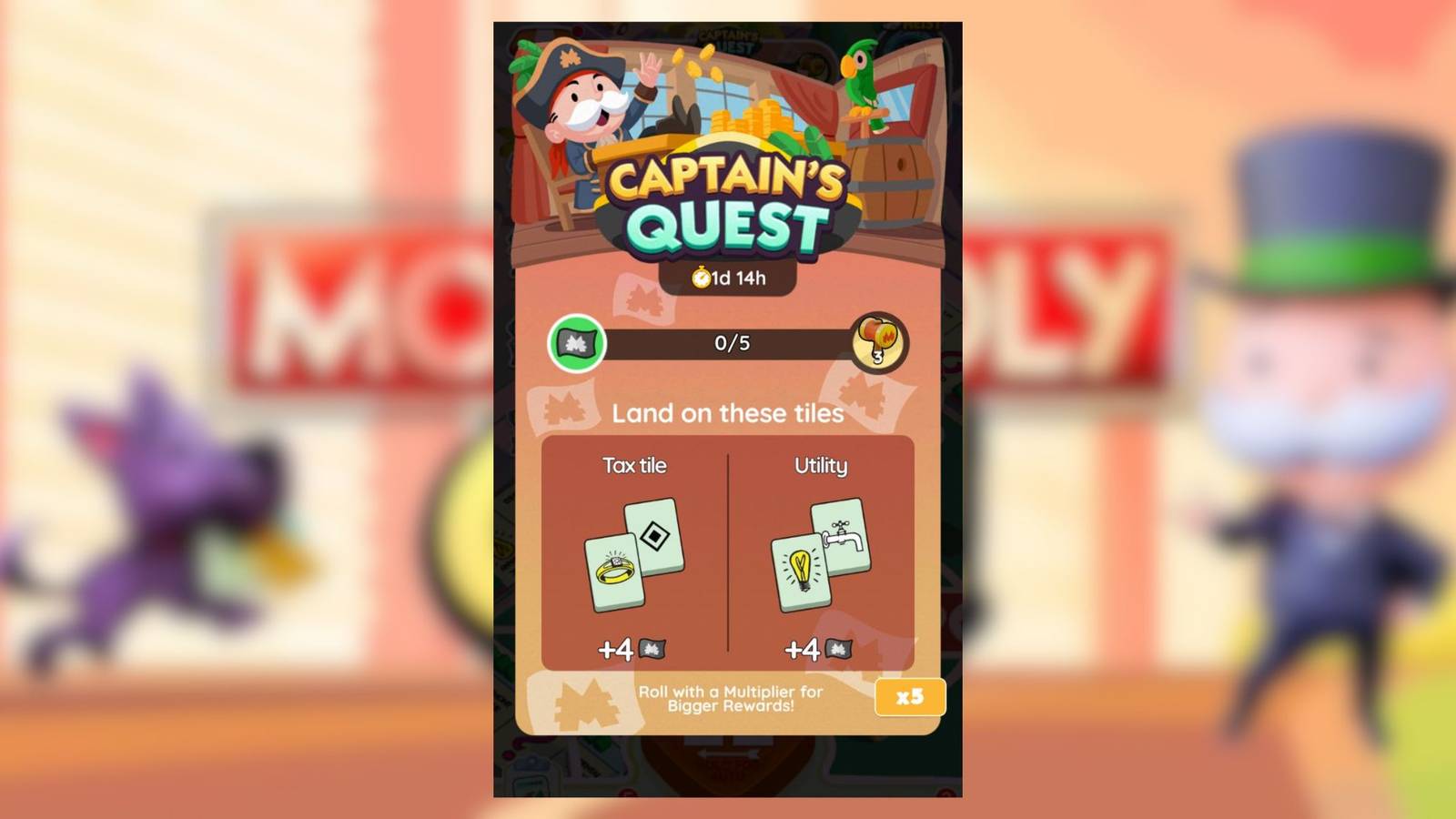 captains quest monopoly go