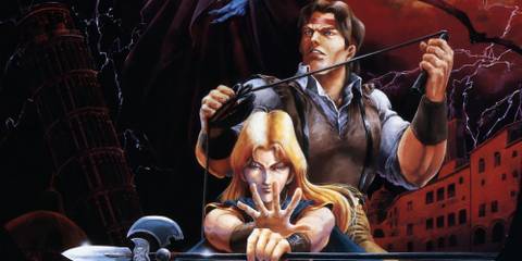 John Morris and Eric Lecarde in Castlevania Bloodlines