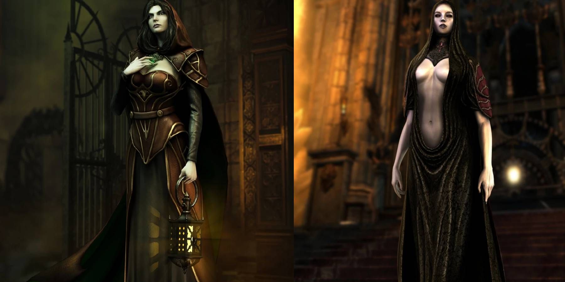 Castlevania Lord of Shadows Carmilla split image