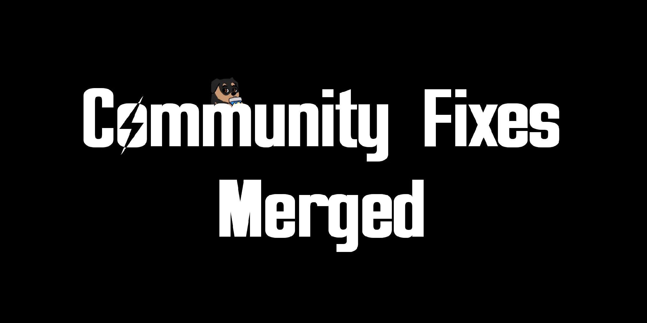 Community Fixes Merged Mod For Fallout 4